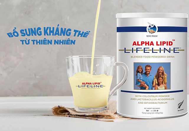Sữa non Alpha Lipid Lifeline tốt cho đề kháng cơ thể