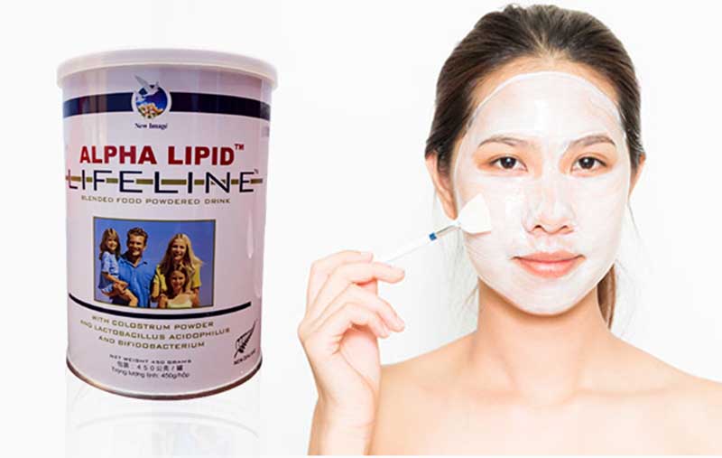 Sữa non Alpha LIpid có công dụng trị mụn với những thành phần tốt cho làn da